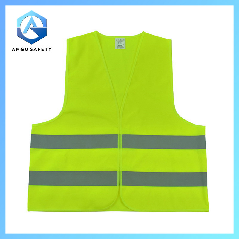 Jaket Keselamatan Reflektif Poliester 100% dengan En20471