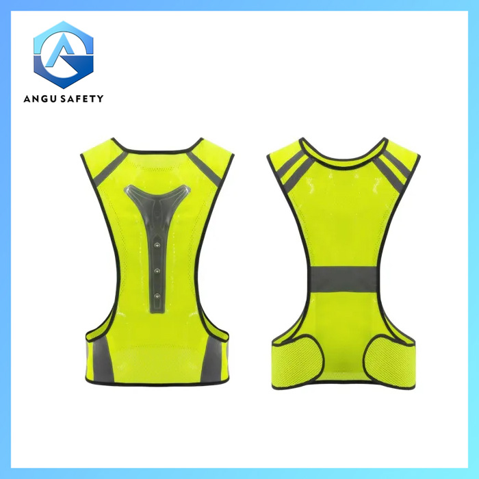 Vest Reflektif LED Keterlihatan Tinggi